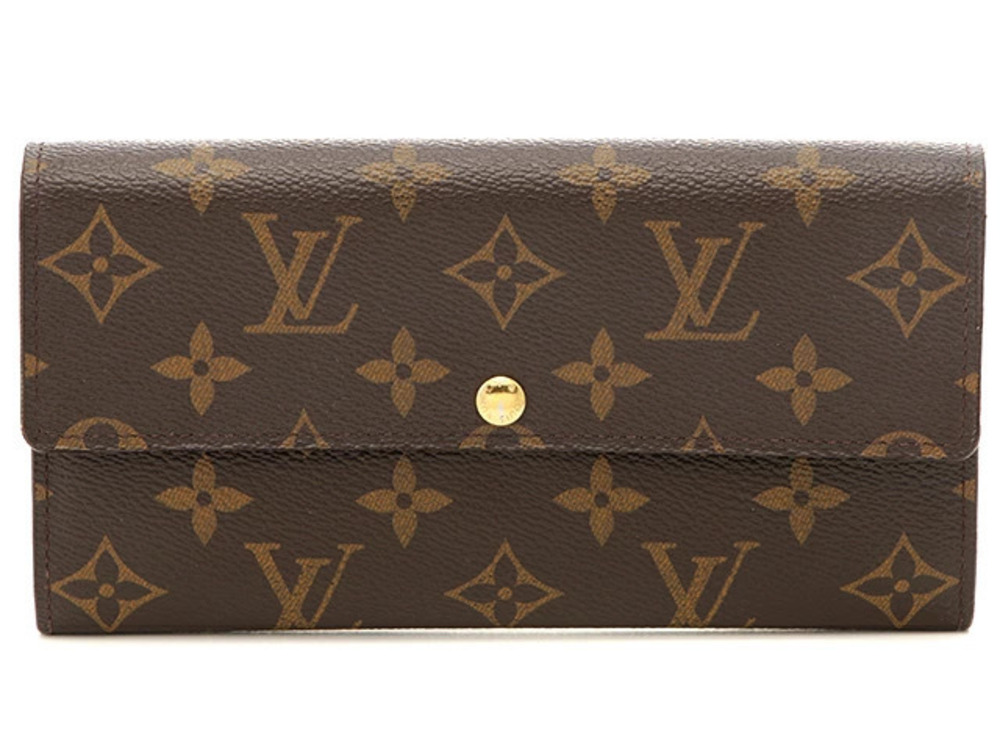 LOUIS VUITTON Portefeuille Sarah Monogram Long Wallet